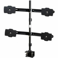 Load image into Gallery viewer, Amer Mounts Quad Monitor Clamp mount Supports Flat Panel Size up to 32in AMR4C32