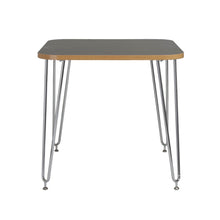 Load image into Gallery viewer, Eurostyle Hanh Activity Table, 30in x 31-1/2in, Gray/Chrome