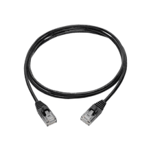 Load image into Gallery viewer, Tripp Lite Cat6a 10G Snagless Molded Slim UTP Ethernet Cable (RJ45 M/M) Black 4 ft. (1.22 m)