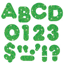 Load image into Gallery viewer, TREND Ready Letters, 2in, Sparkle Casual Uppercase Letters/Numbers, Green, Pack Of 142