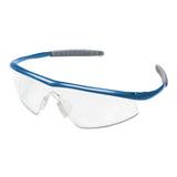 Tremor Protective Eyewear, Clear Lens, Polycarbonate, Indigo Blue Frame, Nylon