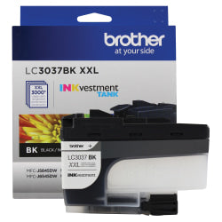 Brother LC3037 Black Extra-High-Yield Ink Cartridge, LC3037BKS