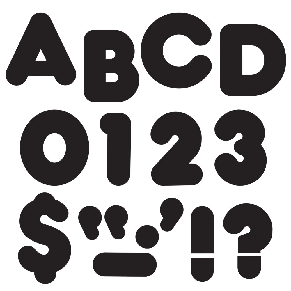 TREND Ready Letters, 4in, Casual Letters/Numbers, Pack Of 72