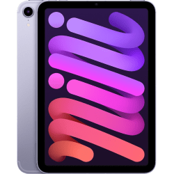 Apple iPad mini (6th Generation) Tablet, 8.3in Touchscreen, 4GB Memory, 256GB Storage, iPadOS 15, 5G, Purple, Apple A15 Bionic SoC