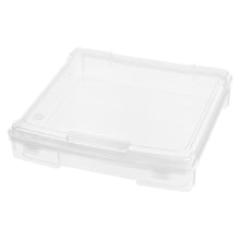 Load image into Gallery viewer, IRIS Portable Project Cases, 14-1/4in x 14-3/8in x 3-1/8in, Clear, Pack Of 6 Cases