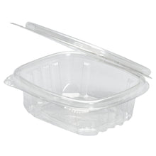 Load image into Gallery viewer, Genpak Hinged Deli Containers, 0.1875 Qt, 1 15/16in x 3 5/8in x 4 1/4in, Clear, 100 Containers Per Pack, Carton Of 4 Packs