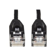 Load image into Gallery viewer, Tripp Lite Cat6a 10G Snagless Molded Slim UTP Network Patch Cable (M/M), Black, 10 ft. - First End: 1 x RJ-45 Male Network - Second End: 1 x RJ-45 Male Network - 10 Gbit/s - Patch Cable - Gold Plated Contact - 28 AWG - Black