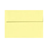 LUX Invitation Envelopes, #4 Bar (A1), Peel & Press Closure, Lemonade Yellow, Pack Of 50