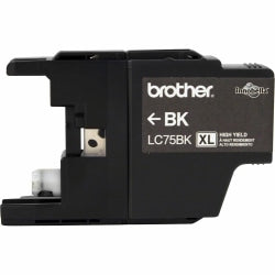 Brother LC75 Black High-Yield Ink Cartridge, LC75BK, BRTLC75BK