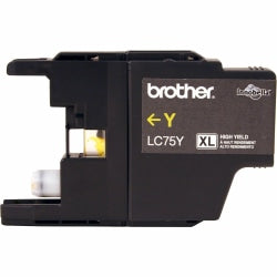 Brother LC75 Yellow Ink Cartridge, LC75Y