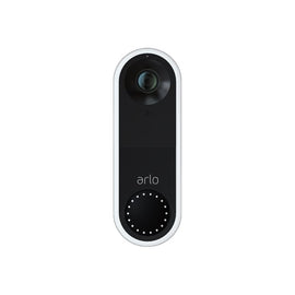 Arlo Essential Wired Video Doorbell, White - AVD1001 - Arlo Essential Wired Video Doorbell - HD Video, 180 deg. View, Night Vision, 2 Way Audio, Direct to Wi-Fi No Hub Needed, Easy Installation, White - AVD1001