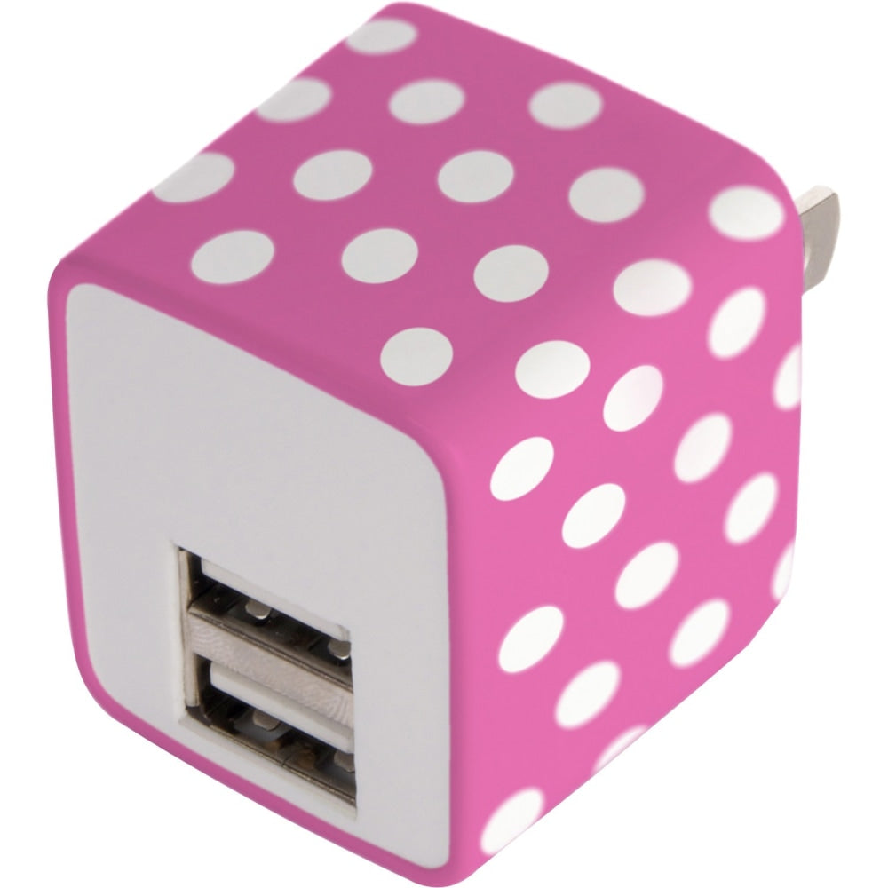 DigiPower Dual USB Wall 2.1 AMP Charger - 1 Pack - 5 V DC/2.10 A Output