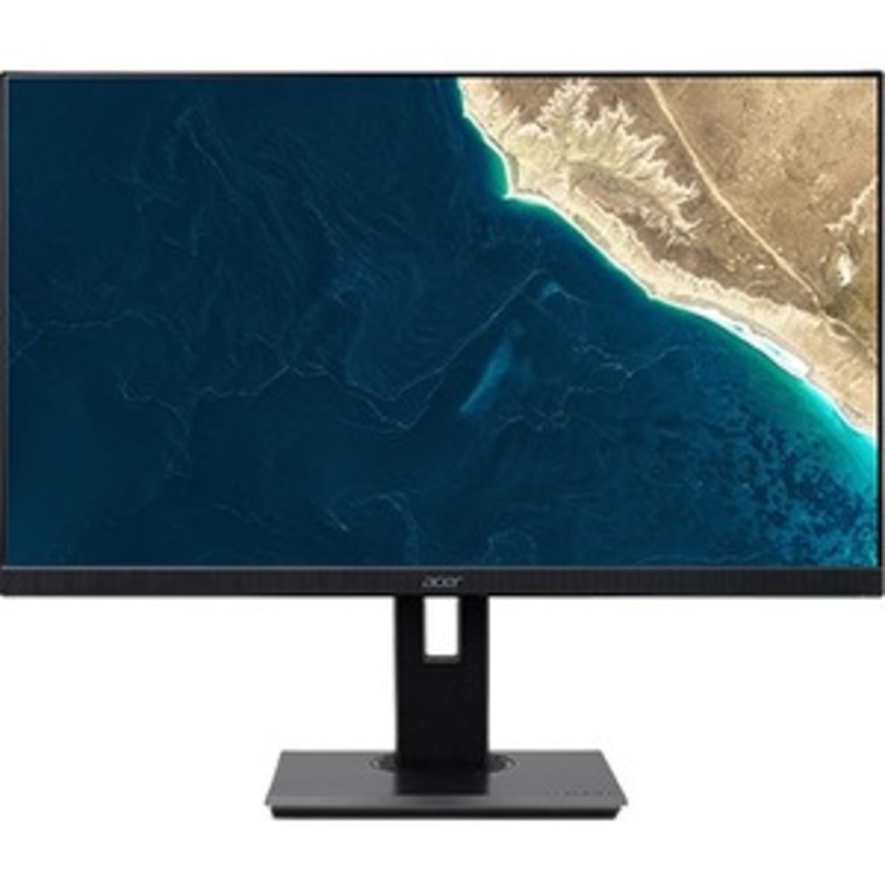 Acer B277 27in LED LCD Monitor - 16:9 - 4ms GTG - Free 3 year Warranty - In-plane Switching (IPS) Technology - LED Backlight - 1920 x 1080 - 16.7 Million Colors - Adaptive Sync - 250 Nit - 4 ms - 75 Hz Refresh Rate - HDMI - VGA - DisplayPort