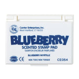 Ready 2 Learn Scented Stamp Pads, Blueberry Scent, 2 1/4in x 3 3/4in, Blue, Pack Of 6