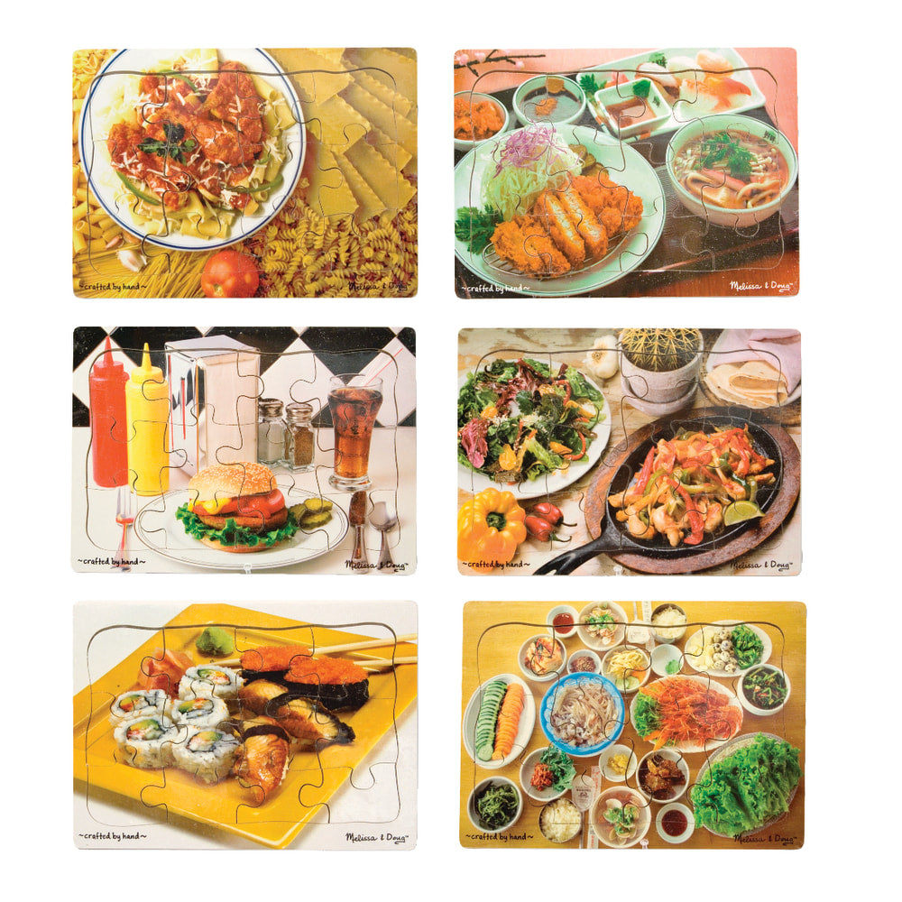 Melissa & Doug Multi-Ethnic Puzzle Set, Set Of 6