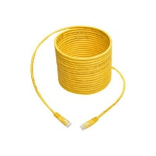 Load image into Gallery viewer, Tripp Lite Cat6 Cat5e Gigabit Molded Patch Cable RJ45 M/M 550MH Yellow 35ft 35ft - 128 MB/s - Patch Cable - 35 ft - 1 x RJ-45 Male Network - 1 x RJ-45 Male Network - Gold Plated Contact - Yellow