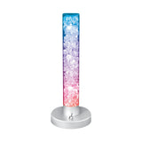 Lumisource Radiance Table Lamp, 13inH, Clear Shade/Silver Base
