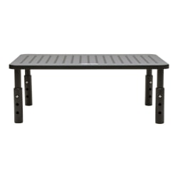 Eaton Tripp Lite Series Monitor Riser for Desk, 14 x 9 in. - Height Adjustable, Metal, Black - Monitor stand - desktop - black