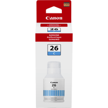 Load image into Gallery viewer, Canon GI-26 Cyan High-Yield Ink Bottle