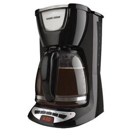 Black & Decker 12-Cup Programmable Coffeemaker, Black/Stainless Steel