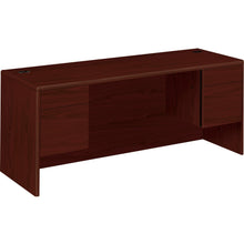Load image into Gallery viewer, HON 10700 72inW Computer Desk Credenza With Kneespace, Mahogany