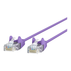 Belkin CAT6 Slim Gigabit Snagless UTP Ethernet Cable - 3 ft Category 6 Network Cable for Network Device, Notebook, Desktop Computer, Modem, Router, Wall Outlet - First End: 1 x RJ-45 Network - Male - Second End: 1 x RJ-45 Network - Male - 1 Gbit/s
