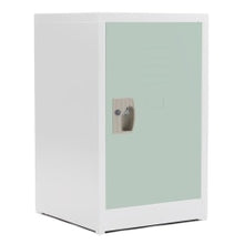 Load image into Gallery viewer, Alpine AdirOffice 1-Tier Steel Lockers, 24inH x 15inW x 15inD, Misty Green, Pack Of 4 Lockers
