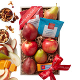Givens California Fruit & Cheese Box Gift Basket Set, Set Of 9 Pieces