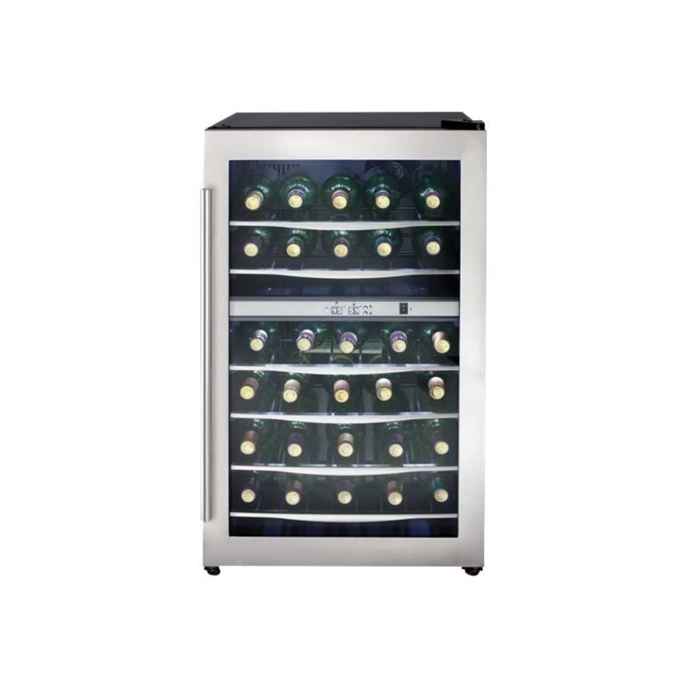 Danby Designer DWC040A3BSSDD - Wine cooler - width: 19.4 in - depth: 24.9 in - height: 33.1 in - 4 cu. ft - black/stainless steel