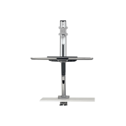 Tripp Lite WorkWise Desk-Mounted Workstation, Single Display - plastic, steel - black - screen size: 13in-32in - desktop