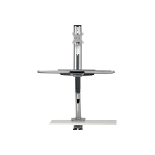 Load image into Gallery viewer, Tripp Lite WorkWise Desk-Mounted Workstation, Single Display - plastic, steel - black - screen size: 13in-32in - desktop