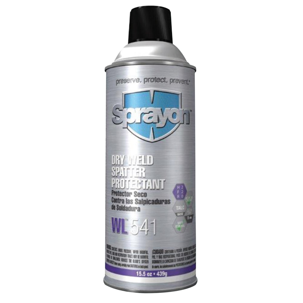Sprayon Welders Powdered Anti-Spatter Aerosol Can, 15.5 Oz, White