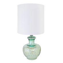 Load image into Gallery viewer, LumiSource Lotus Contemporary Accent Lamp, 18-3/4inH, White Shade/Clear Base