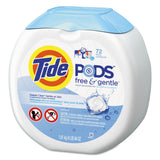 Tide Free & Gentle Laundry Detergent Pods, 72 Pods Per Pack, Case Of 4 Packs