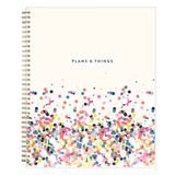 2023-2024 Blue Sky Weekly/Monthly Student Planning Calendar, 8-1/2in x 11in, Star Confetti Bright, July 2023 To June 2024, 136609-A