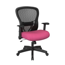 Load image into Gallery viewer, Office Star Deluxe R2 Ergonomic SpaceGrid Mid-Back Managers Chair, Pink