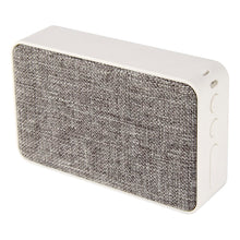Load image into Gallery viewer, Ativa Wireless Speaker, Fabric Covered, Gray/White, B102GRY