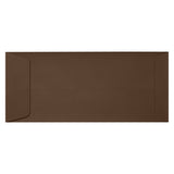LUX Open-End Envelopes, #10, Peel & Press Closure, Chocolate Brown, Pack Of 500