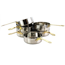 Load image into Gallery viewer, Gibson Home Lannister Stainless Steel Frying Pans, Silver, Set Of 6 Pans