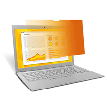 Load image into Gallery viewer, 3M Gold Privacy Filter With COMPLY Attachment System For Laptops, 14.0in Widescreen (16:9)