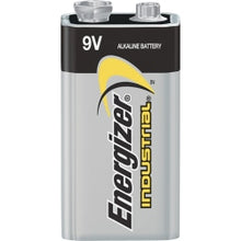 Load image into Gallery viewer, Energizer 9-Volt Industrial Alkaline Batteries, 12-Pack - For Multipurpose - 9V - 9 V DC - 6 / Carton