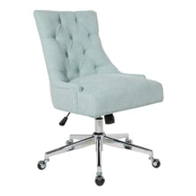 Load image into Gallery viewer, Office Star Amelia Office Chair, Mint/Chrome