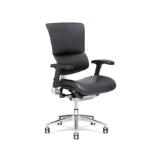 Load image into Gallery viewer, X-Chair X4 Ergonomic Bonded Leather High-Back Task Chair, Black