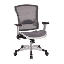 Load image into Gallery viewer, Office Star Space Seating 317 Series Ergonomic Mesh High-Back Executive Chair, Platinum