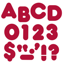 Load image into Gallery viewer, TREND Ready Letters, Casual, 4in, Maroon, Pack Of 72