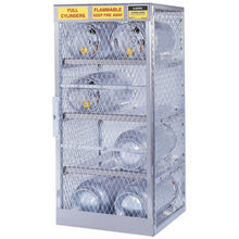 Load image into Gallery viewer, Justrite Horizontal Cylinder Storage Locker, 8 Cylinders