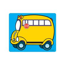 Load image into Gallery viewer, TREND Name Tags, 3in x 2 1/2in, School Bus, 36 Tags Per Pack, Set Of 6 Packs