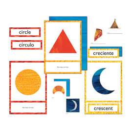 Carson-Dellosa World Of Eric Carle Learning Cards, Shapes, Set Of 79 Cards