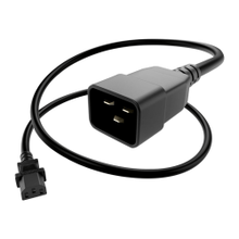 Load image into Gallery viewer, UNC Group - Power cable - power IEC 60320 C13 to IEC 60320 C20 - 250 V - 15 A - 10 ft - black