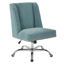Load image into Gallery viewer, Office Star Alyson Fabric Mid-Back Managers Chair, Sky